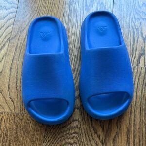 Adidas Blue Yeezy Slide Sandals
